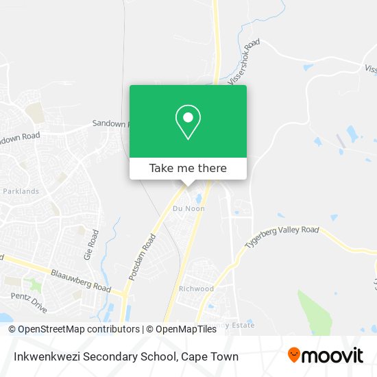 Inkwenkwezi Secondary School map