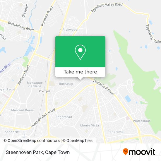 Steenhoven Park map