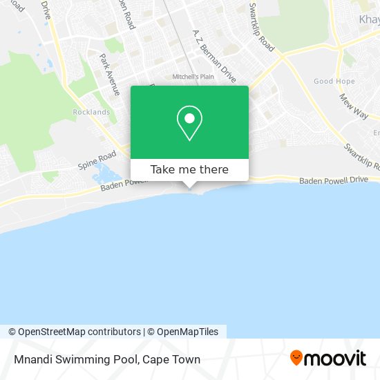 Mnandi Swimming Pool map