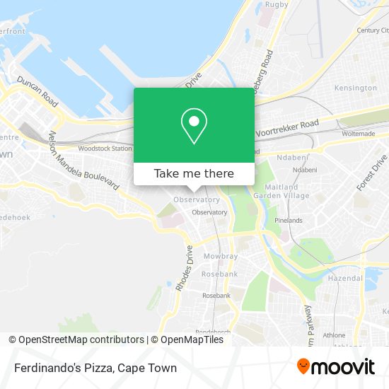 Ferdinando's Pizza map