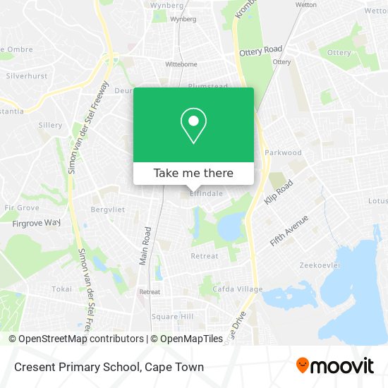 Cresent Primary School map