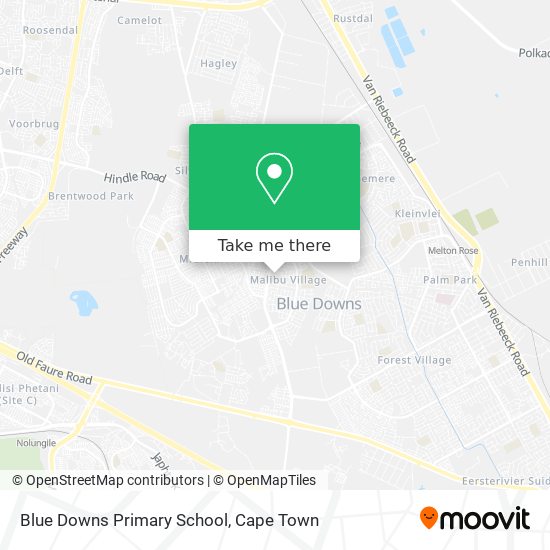 Blue Downs Primary School map
