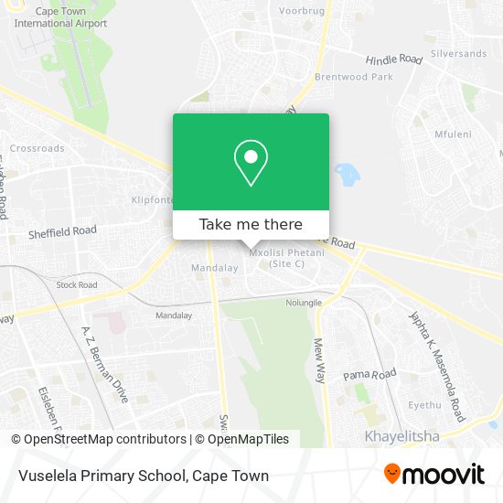 Vuselela Primary School map