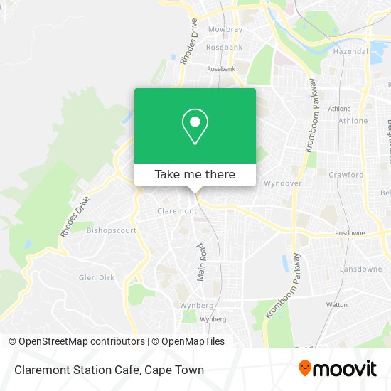 Claremont Station Cafe map