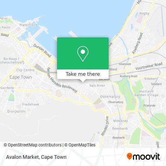 Avalon Market map