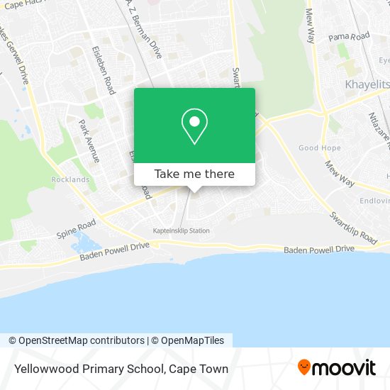 Yellowwood Primary School map