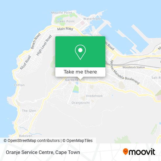 Oranje Service Centre map