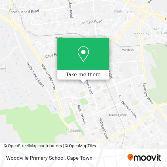 Woodville Primary School map