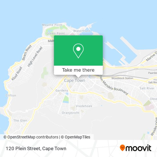 120 Plein Street map