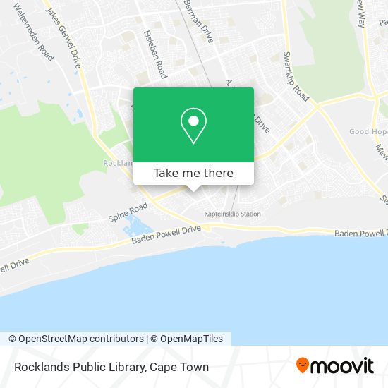 Rocklands Public Library map
