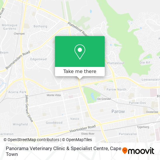 Panorama Veterinary Clinic & Specialist Centre map