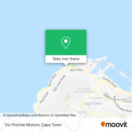Vic Procter Motors map