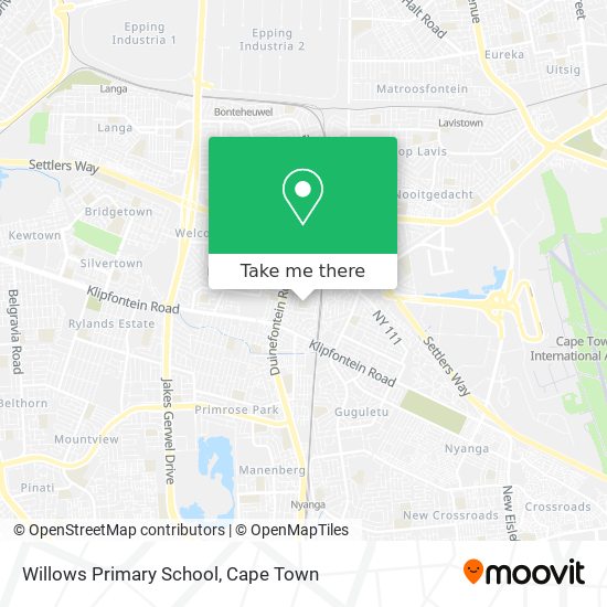 Willows Primary School map