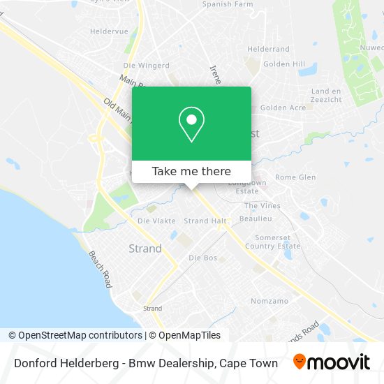 Donford Helderberg - Bmw Dealership map