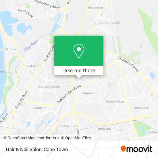 Hair & Nail Salon map