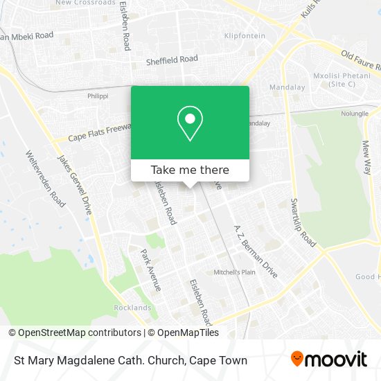 St Mary Magdalene Cath. Church map