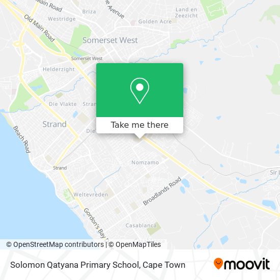 Solomon Qatyana Primary School map