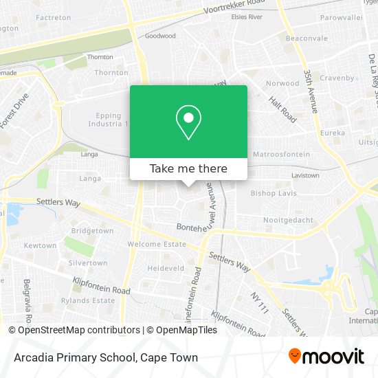 Arcadia Primary School map