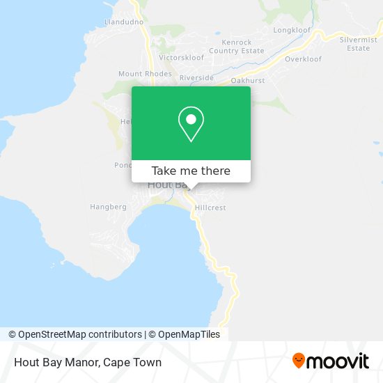Hout Bay Manor map