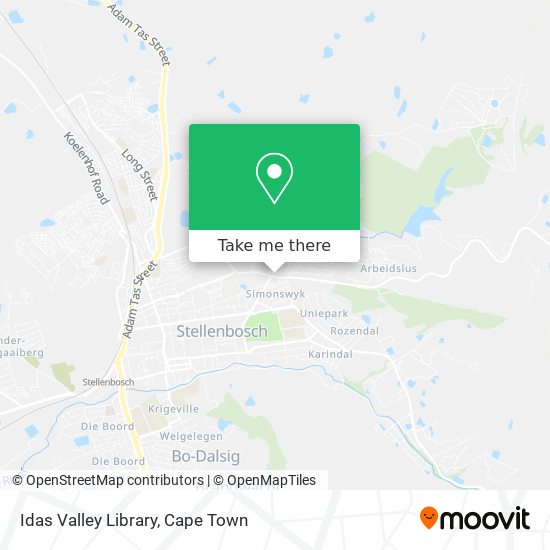 Idas Valley Library map
