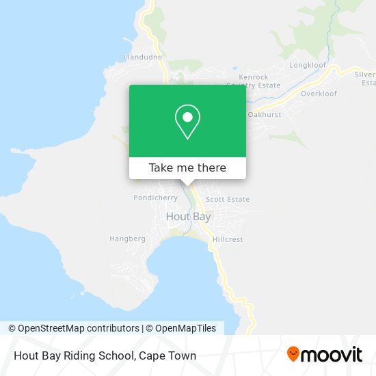 Hout Bay Riding School map