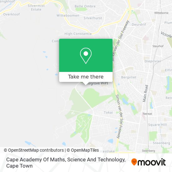 Cape Academy Of Maths, Science And Technology map