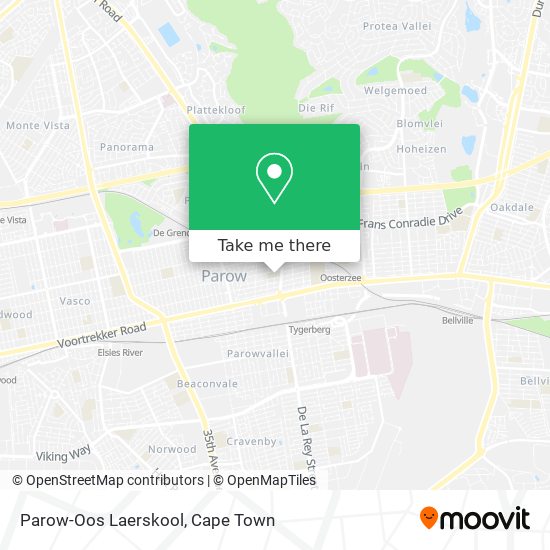 Parow-Oos Laerskool map