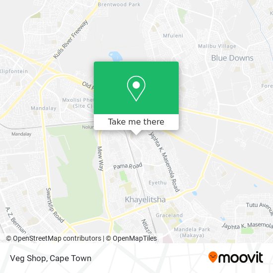 Veg Shop map