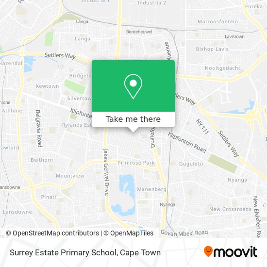 Surrey Estate Primary School map