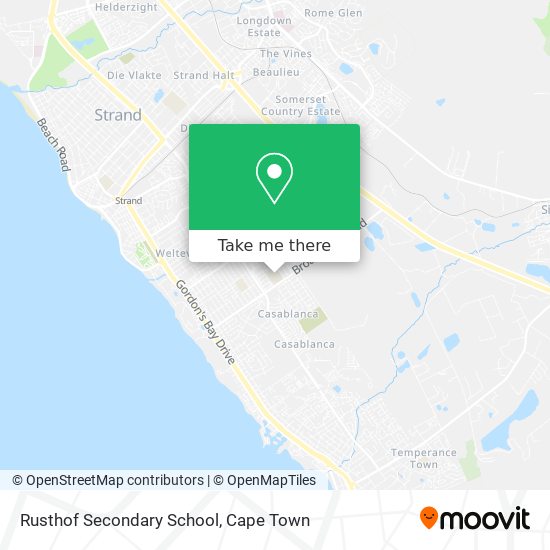 Rusthof Secondary School map