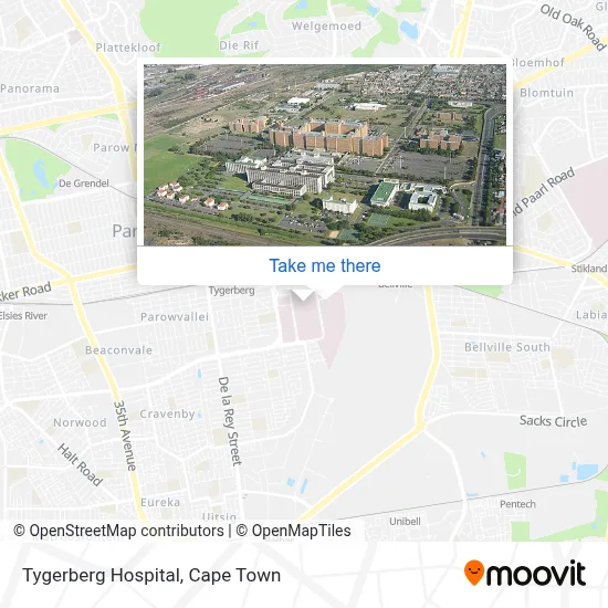 How To Get To Tygerberg Hospital In Kuils River By Train Or Bus