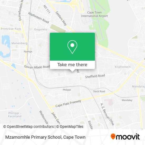 Mzamomhle Primary School map