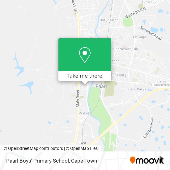 Paarl Boys' Primary School map