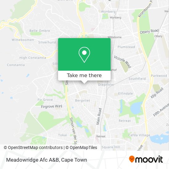 Meadowridge Afc A&B map