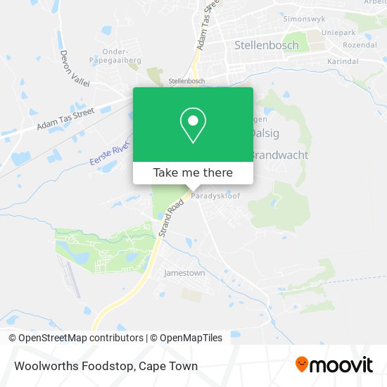 Woolworths Foodstop map