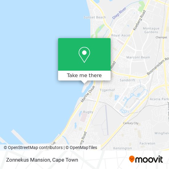 Zonnekus Mansion map