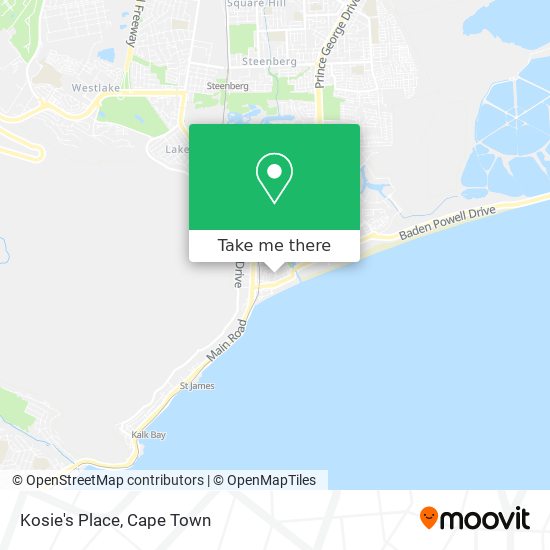 Kosie's Place map