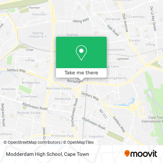 Modderdam High School map