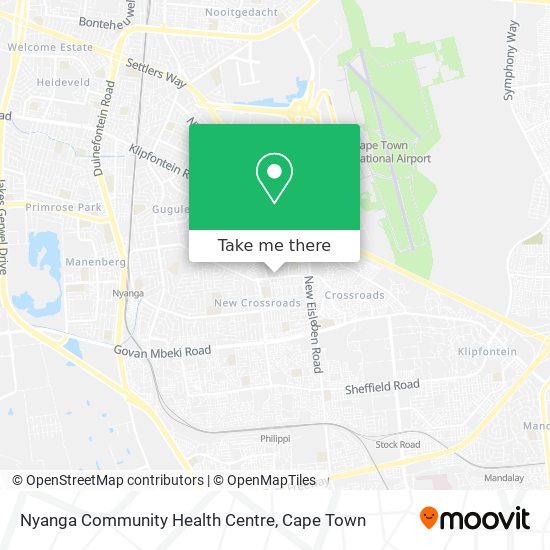 Nyanga Community Health Centre map