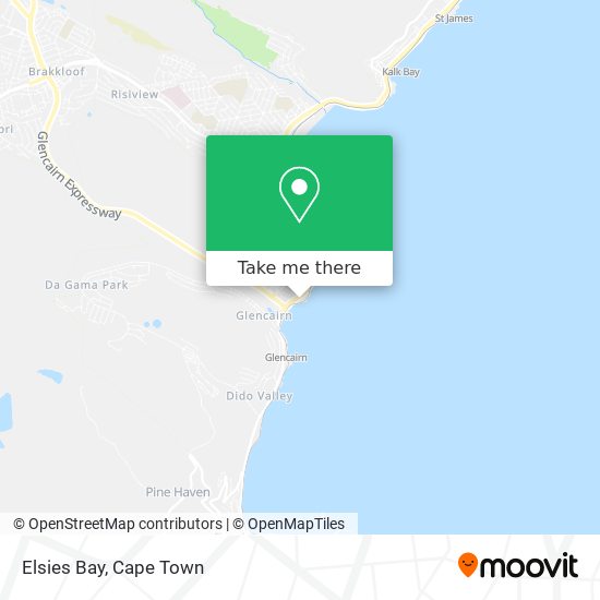 Elsies Bay map