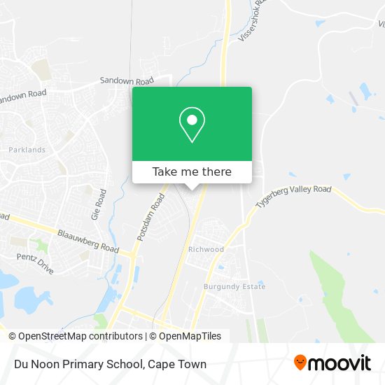 Du Noon Primary School map