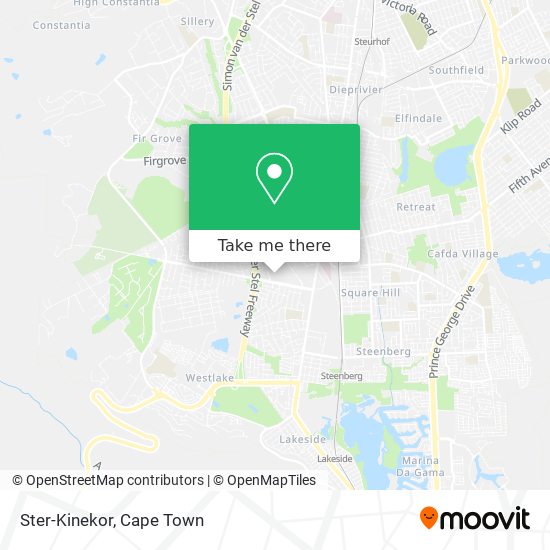 Ster-Kinekor map