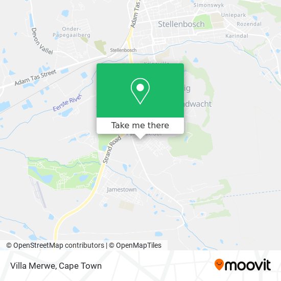 Villa Merwe map