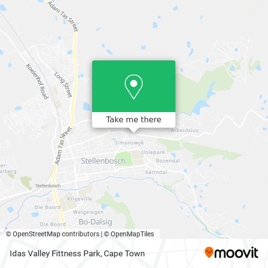 Idas Valley Fittness Park map