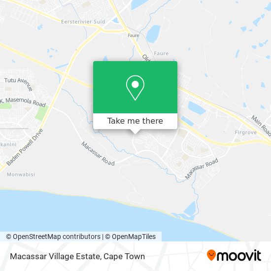 Macassar Village Estate map
