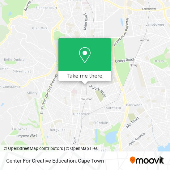 Center For Creative Education map
