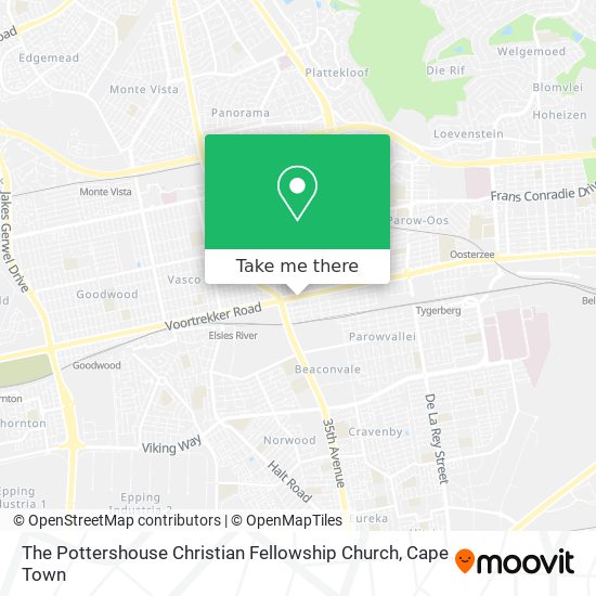 The Pottershouse Christian Fellowship Church map
