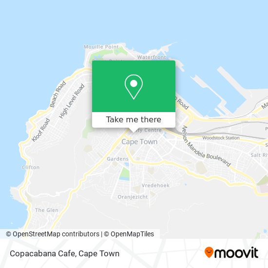 Copacabana Cafe map