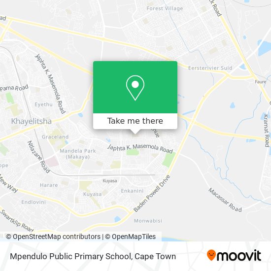 Mpendulo Public Primary School map
