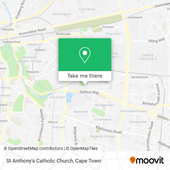 St Anthony's Catholic Church map